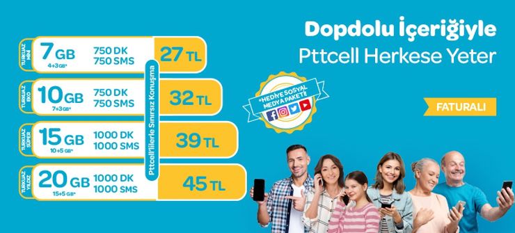 Pttcell Turkuaz Taahhütleri Kampanyası 
